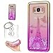 Produktbild Hülle Galaxy S8 Hülle Transparent Hardcase,3D Galvanotechnik TPU Kreative Liquid Bling Hülle Case Für Samsung Galaxy S8 (R) (9)