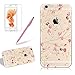 Produktbild Silikon Transparent Case für iPhone 6S, Ultradünn Weiches Rubber TPU Gel Handyhülle, Girlyard iPhone 6 Hülle Rosa Blooming Blumen Malerei Muster Flexibel Kristallklar Modisch Bunt Schutzhülle Bumper Case Cover für iPhone 6 6S (4,7 Zoll)