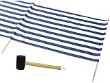 IDENA Windschutz ca.800x80cm für Strand, Camping und Garten...