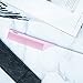xnicx 608 Pink Tail Comb Pin Tail Comb Up to 180? Heat Resistant Rattail Comb Parting Comb with Non-skid Paddle Anti static Parting Comb Pintail Comb