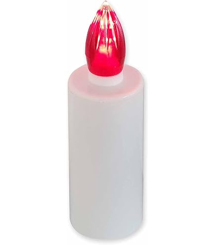 La Briantina Elektrisches LED-Teelicht – Goldfarben Mit Kreuz, Blinkend, 150 Tage Lebensdauer, 11x8x6 Cm