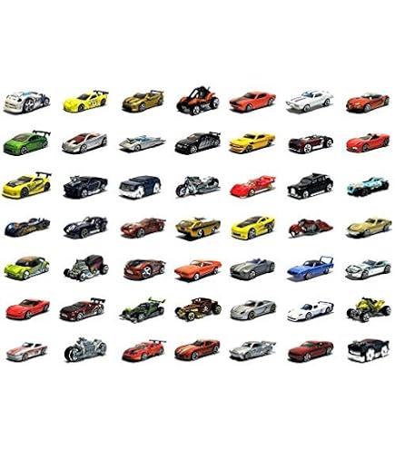 Hot wheels Basic Car Pack of 10 Die Cast Cars Assortment ( Colors