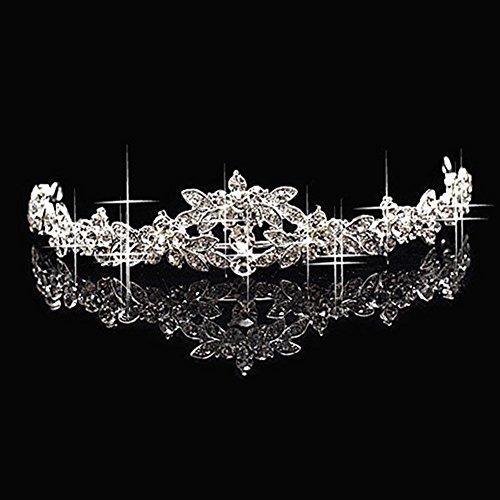 Bluelans® Bridal Princess Rhinestones Crystal Wedding Tiara Crown (05)
