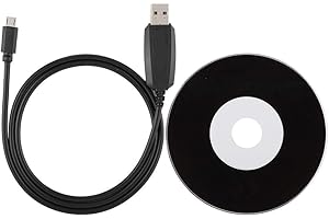 Kabel do programowania USB ASHATA do radia UV-5R, kabel do programowania USB + płyta CD ze sterownikami do radia BF-T1 BF-9100 walkie talkie