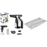 Bosch Glassvac Ak&uuml;l&uuml; Cam Temizleme Makinesi &amp; GlassVAC Yedek Mikrofiber Bez (B&uuml;y&uuml;k)