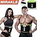 Produktbild Mirakle Fitnessgürtel, Fitness Gürtel Trimmer zur Fettverbrennung Waist Trainer Herren Damen Schwitzgürtel Zum Flexibel Schwitzen Taillen mit Klettverschluss Handytasche zum Abnehmen Krafttraining