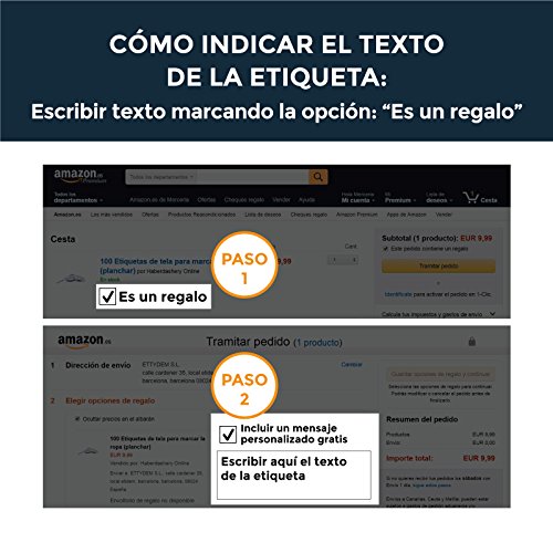 146 Etiquetas para marcar ropa y objetos  PACK MULTICOLOR  PALETA 1 