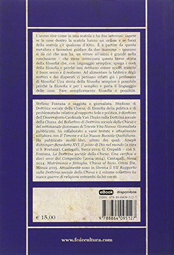 Book's Cover of Filosofia per tutti. Una breve storia del pensiero da Socrate a Ratzinger