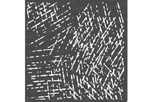 CrafTreat Pattern Stencils for Painting on Wood, Canvas, Paper, Fabric, Floor, Wall and Tile - Scratches - 6x6 Inches - Reusable DIY Art and Craft Stencils - Concrete Stencils Patterns