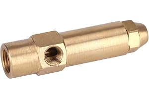 Brass Oil Burner Nozzle 45 Degree, 2.0mm for Waste Oil | Fuel atomizing spray tip, burner part, consistent flame pattern, pre
