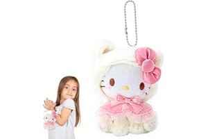 IOSCDH Plush Pendant, K-T Puppe Schlüsselanhänger K-T 10Cm Plüsch Schlüsselanhänger Büchertasche Dekoration Kindertag Geschenk Plüschpuppe Schlüsselanhänger Geburtstagsgeschenk für Mädchen und Jungen