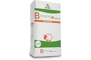SANTEX BIORCAMP PREMIUM PELLETS - Abono Orgánico Estiércol de Oveja para Cultivos Hortícolas, Frutales y Viñedos en Agricultura Ecológica - Saco 25 kg