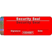 Sigilli Di Sicurezza Con Numero Di Serie - 50 Pezzi 70x25 Mm | Etichette Autoadesive Anti-manomissione - Foto 7