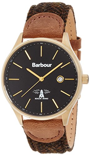 Barbour Bb021gdhb Glysdale Herrenuhr Braun Stoff Leather Barbour Bb021gdhb Glysdale Herrenuhr Braun Stoff Leather
