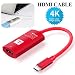 Produktbild Fiveschoice Hohe Qualität USB-C 3.1 Typ C zu HDMI Unterstützung 4k Konverter Adapterkabel für Galaxy S8 HDTV Computer PC MacBook