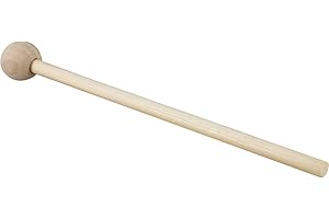 Bestlymood 2 Pares Mazos de Madera Palos de Percusión Para Carillón de Energía, Xilófono, Bloque de Madera, Glockenspiel Y Campanas