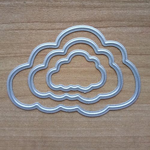 Xnyocn Metal Cutting Dies Embossing Stencil Template for DIY Scrapbook Album Paper Card Making (Cloud)