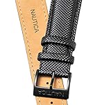 Nautica Herren N20062G | A20062G NST 500 Schwarz 22mm Original-Ersatzarmband