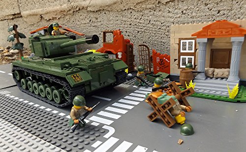 ★ World of Tanks 3008 - Bausteine US ARMY Panzer, 525 Teile, schwerer Kampfpanzer M46 PATTON, inkl. custom US ARMY Soldaten aus original Lego© Teilen ★ thumbnail