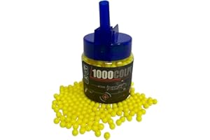 GENERICO Confezione 1000 Pallini per Softair 6mm 0,12 gr Pallini per Pistola Fucile Mitra Pallini Soft Air Precisione e Alta Qualità con Beccuccio per Ricarica Rapida Biberon da 1000 Colpi,colori assortiti