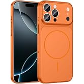 Apple iPhone 16 Pro Max ile Uyumlu Kılıf, MagSafe Şarj &Ouml;zellikli Kamera Korumalı, Premium M-Form Kapak, iPhone 17 G&ouml;r&uuml;n&uuml;ml&uuml;, 