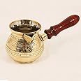 Skywalk Metal Brass Turkish Kettle for Making Tea,Coffee (Color May Vary)