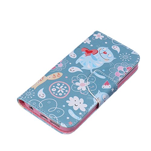 Ooboom   Motorola Moto G3 Funda Flip Wallet Case Cover Carcasa PU de Cuero Billetera Soporte Stand con Ranuras Tarjetas Cierre Magn  tico para Motorola Moto G3 - Gato