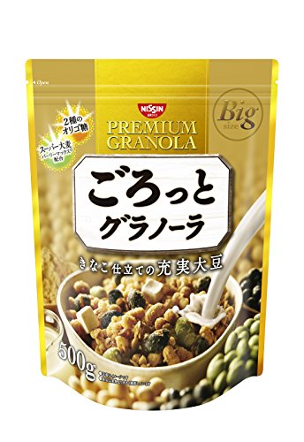 Price comparison product image Nisshin Cisco Gorotto granola enhance soybean 500g