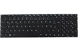 RTDPART Laptop-Tastatur Für MEDION AKOYA S17405 MD60854 MD61069 MD61076 MD61179 MD61495 MD61931 MD61952 MD62075 MD62076 MD62141 MD62175 MD62194 MD62247 MD62288 MD62335 MD62360 Deutsch GR Schwarz ohne Rahmen