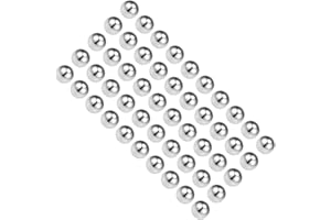 PATIKIL 1.5mm Precisione Sfere, Sfere Acciaio 500pz Cuscinetto Sfere 304 Acciaio Inox G100 Sfere Metalliche Palline Magnetiche Bici