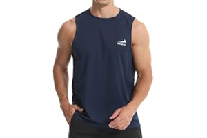 RANE SPORTS Camiseta sin Mangas para Hombre, para Correr, Gimnasio, Secado rápido, Camiseta Deportiva