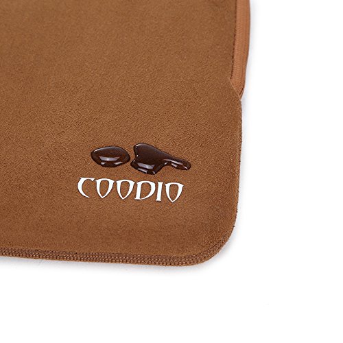 Coodio® Universal 11.6 Zoll Laptophülle + Zubehör Tasche für Apple Macbook Air 11, Chromebook 11 (Fit all 11.6 inch ultrabook laptop notebook) – Farbe Tan - 6