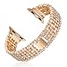 Produktbild 38mm 40mm 42mm 44mm Edelstahl Armband Armband Armband für Iwatch Serie 42mm Rose-Gold