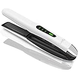 SUNMAY Voga Piastra per Capellie Bigodino Cordless 2 in 1, Ferro da Stiro in Ceramica Ricaricabile USB, Piastra da Viaggio Te