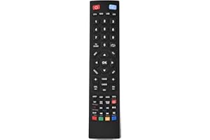 fosa Smart LED LCD TV zamiennik pilota zdalnego sterowania do Alba Bush/Technika/Blaupunkt/SHARP/E-Motion, idealny uniwersalny kontroler z tymi samymi funkcjami, co oryginalny pilot, czarny