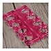 1 Pair Silicone Nail Toe Separators Reusable Separator for UV Gel Acrylic Nail Tool Rose Red