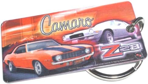 Racing Reflections CAMARO Z28 Metal Keychain. Made In USA