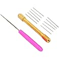 Doll Hair Rerooting Tool for Girls Doll Doll Hair Rooting Holders 10pcs Needles Awl Alloy Handles Doll Hair Tools Doll Wig Tool Accessories