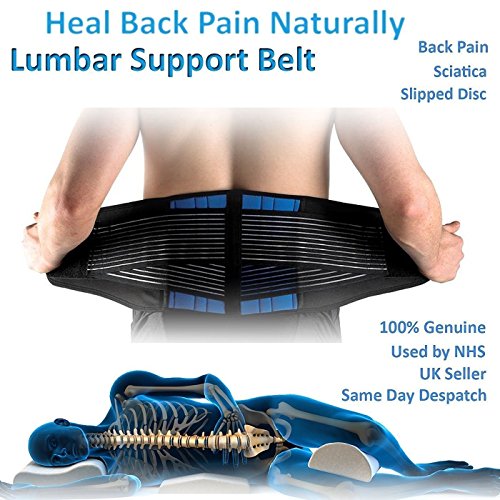 Back Support, EONANT Deluxe Neopren Double Pull Lendenwirbelstütze Lower Back Gürtel Brace für Back / Slipped Disc Schmerzlinderung (XXXL) - 5