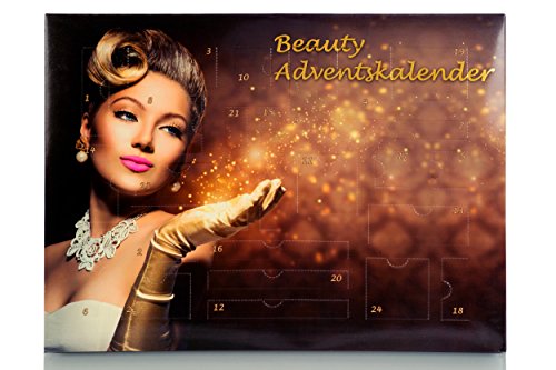 Beauty Adventskalender MakeUp Kosmetik für Sie - Damen Schminke Weihnachtskalender für Frauen Schminkset - von matrasa