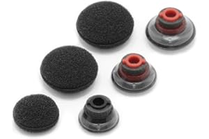 Okuli 3 x Silikonowe & Pianka Końcówki Douszne Kompatybilny z Plantronics Voyager 5200, 5210, 5220 Słuchawki