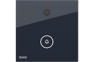 DoorLine Snap – WLAN Video-Türklingel ohne Cloud, Fritz!Box-kompatibel | Direkte Bildübertragung aufs Fritz!Fon & Smartphone | Anthrazit