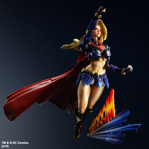 DC Comics Play Arts Kai Variant Supergirl Action Figure