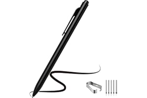 MAYDORHER EMR Stylus Pen for Wacom, for Remarkable 2, for Samsung Tab with 4096 Pressure Level Sensitivity, Palm Rejection, Natural Tilt, No Charging, Tail Eraser (5 Spare Nibs & Clip)