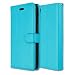 Produktbild Huawei Honor 9 Hülle Blau Gras PU Leder Magnetverschluss Ständer Flip Brieftasche Schutzhülle Handyhülle Mit Kartenfach Für Huawei Honor 9 Mit Zwei Geschenk