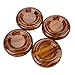 Produktbild Dilwe 4 Pcs Klavier Caster Cups, Kunststoff Pianos Fuß Pads Rutschfeste Anti Noise Schuhe Bein Pad für Klavier