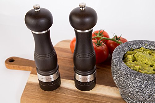 Cole & Mason H59431G Ardingly Carbon lackierte Buche mit Edelstahl neu Pfeffermühle, 220 mm - 2