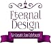 Eternal Design 48 x 30mm Christening Day White Stickers CDCS 16