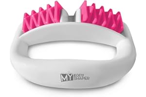 Stephanie Franck Beauty – Appareil Anti-Cellulite My Body Shaper | Roller Manuel pour Jambes, Cuisses, Ventre, Hanches et Bras – Raffermit et Lisse la Peau (Rose)