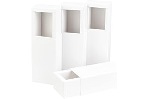 BENECREAT - Lote de 16 cajas de papel kraft para regalo (caja para embalaje, Navidad, boda, regalos de fiesta, cumpleaños, joyas, chocolate, 10,3 x 5,35 x 3,6 cm)